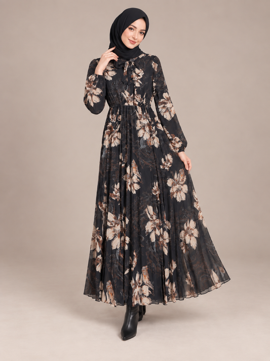 Chiffonkleid