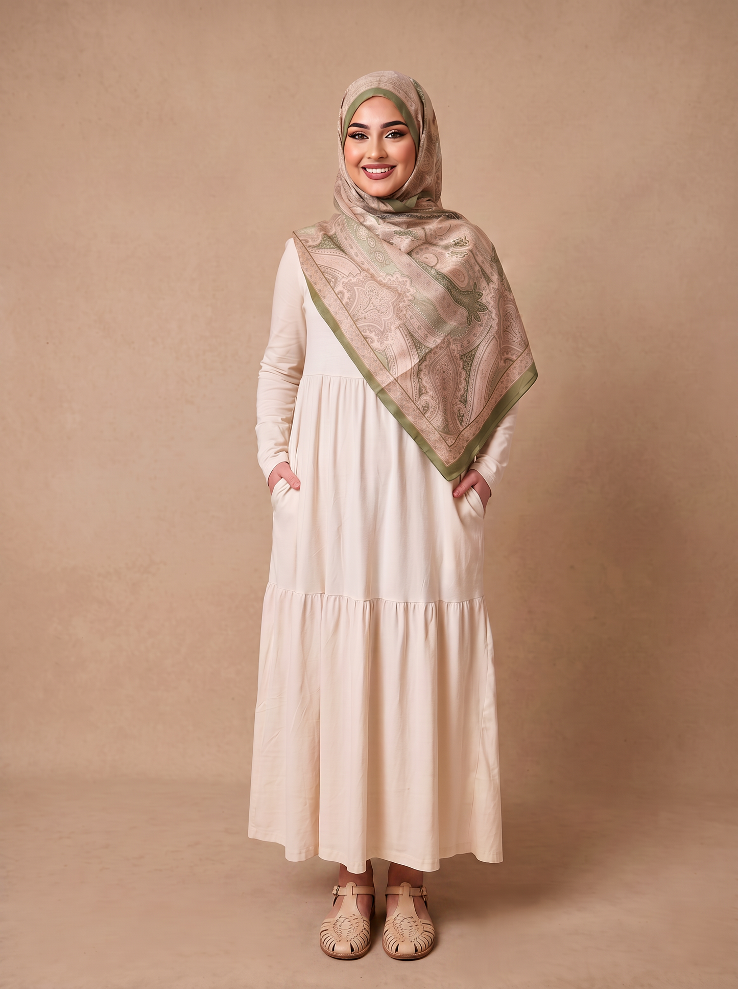 Liora Kleid - alltagstauglich in creme