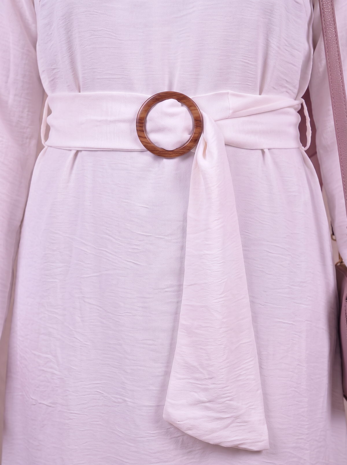 Lia Kleid Weiß Detail