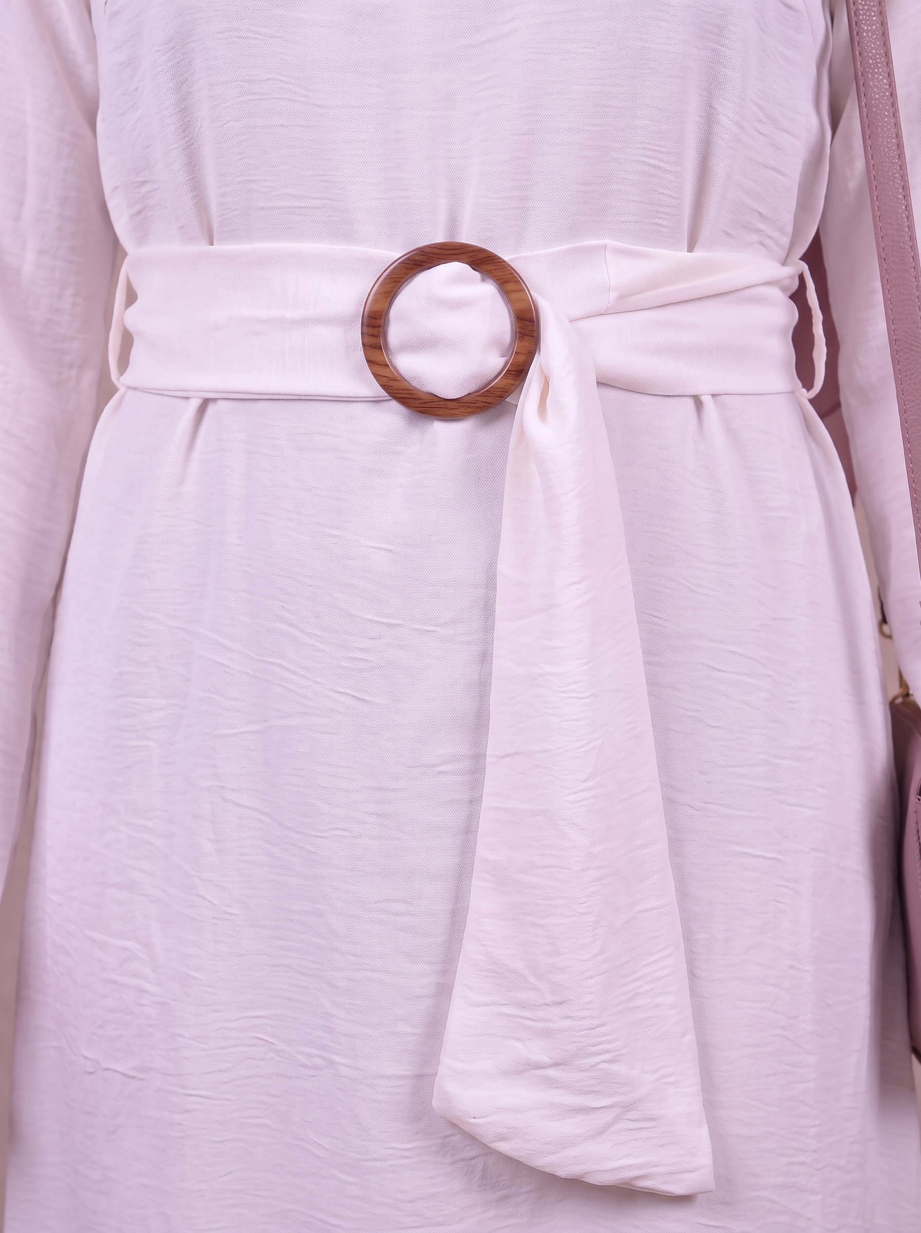 Lia Kleid Weiß Detail